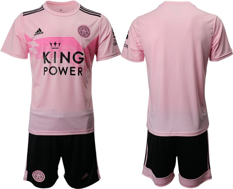 Men 2019-2020 club Leicester City away pink Soccer Jerseys->customized soccer jersey->Custom Jersey
